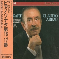 Philips Japan : Arrau - Mozart Sonatas 16 & 17, Adagio